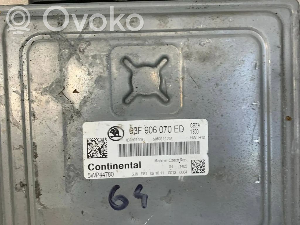 Skoda Fabia Mk2 (5J) Engine control unit/module ECU 