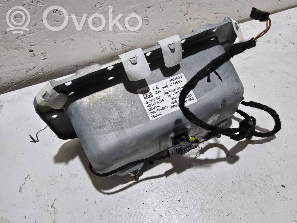 BMW 4 F32 F33 Poduszka powietrzna Airbag pasażera 