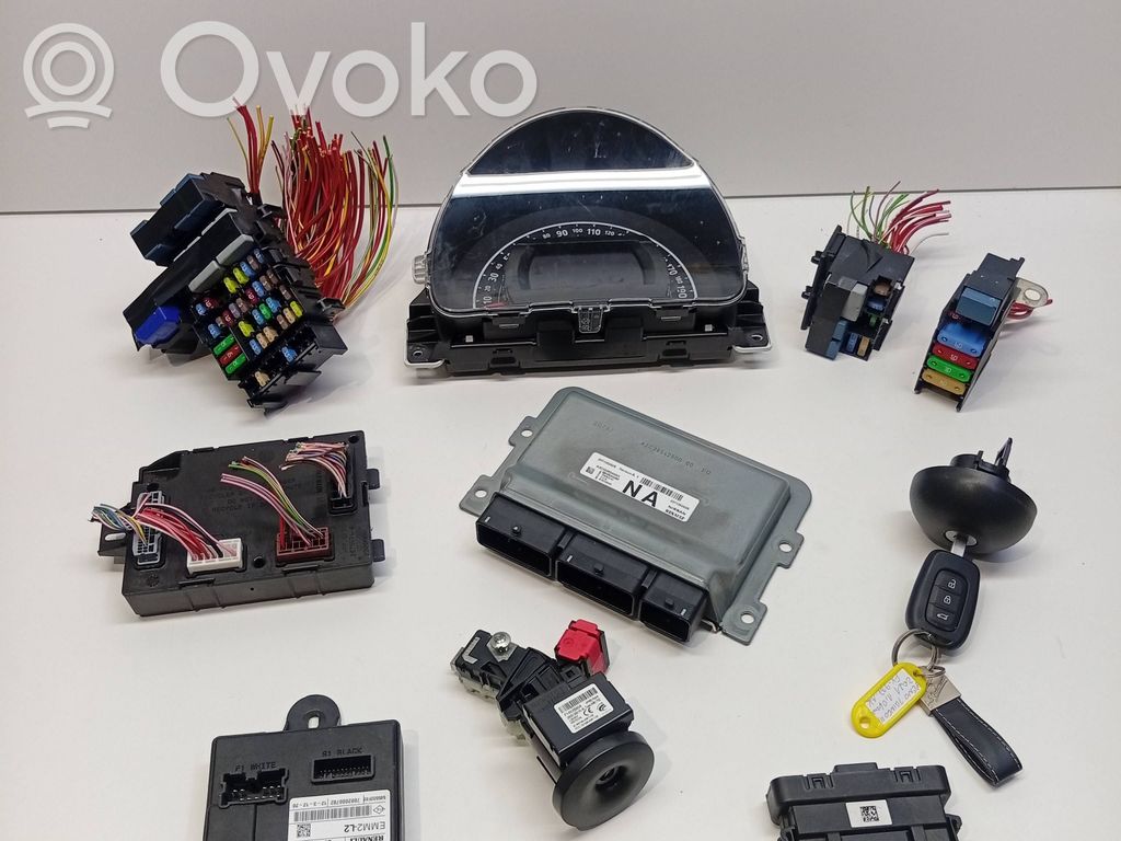 Renault Twingo III Juego de cerradura y set ECU del motor 