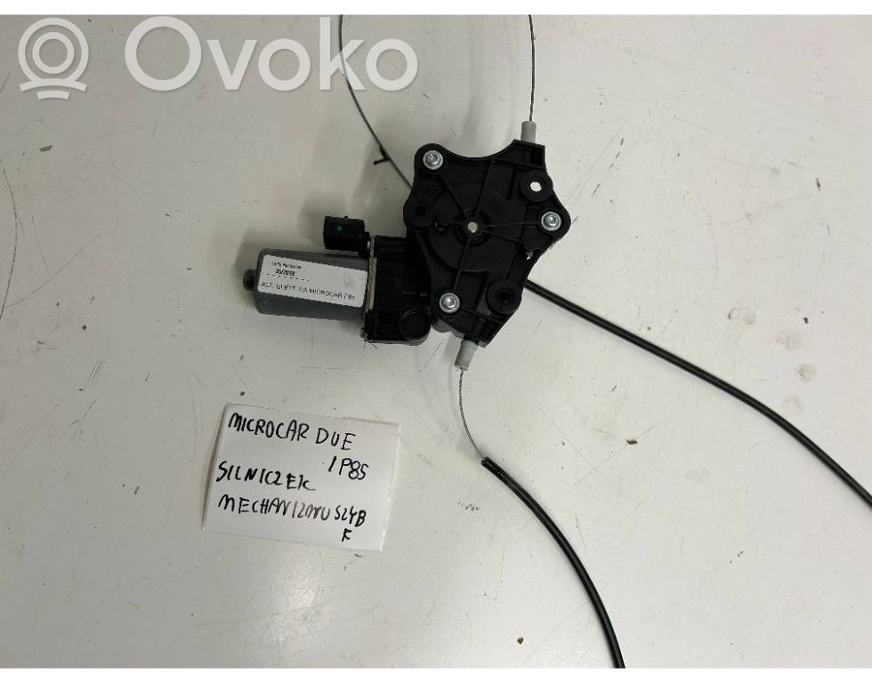 Front door window regulator with motor