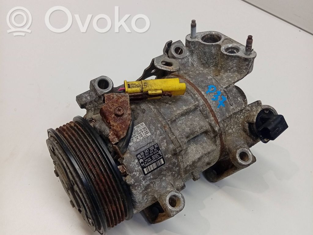 Peugeot 208 I Air conditioning (A/C) compressor (pump) 
