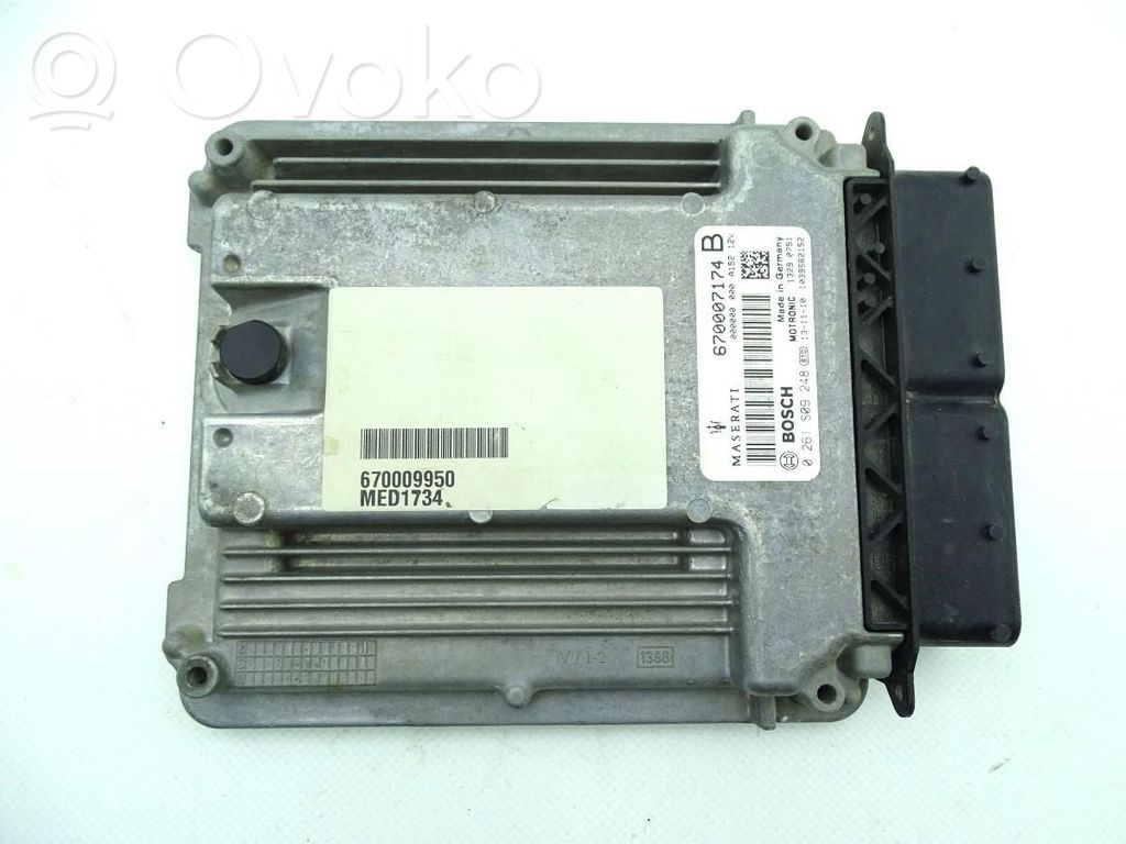 Maserati Quattroporte Engine control unit/module ECU 