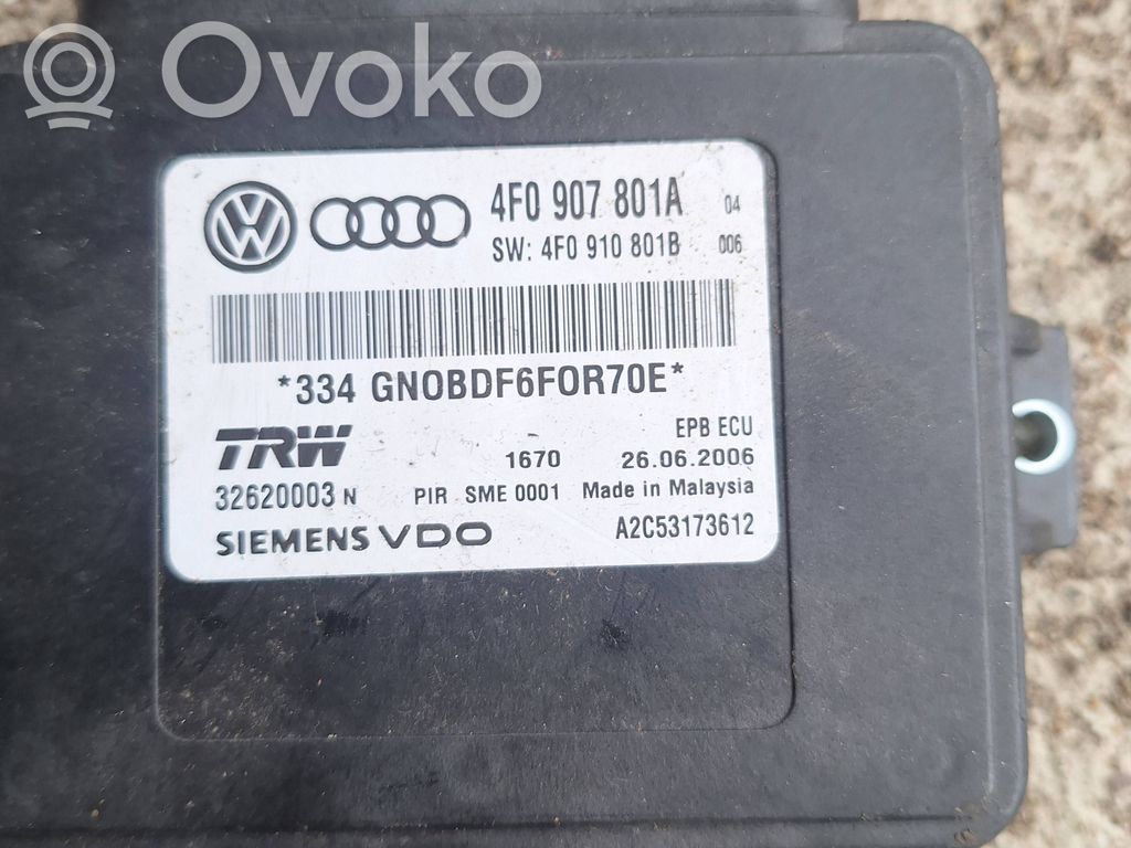 Audi A6 S6 C6 4F Moduł / Sterownik hamulca 