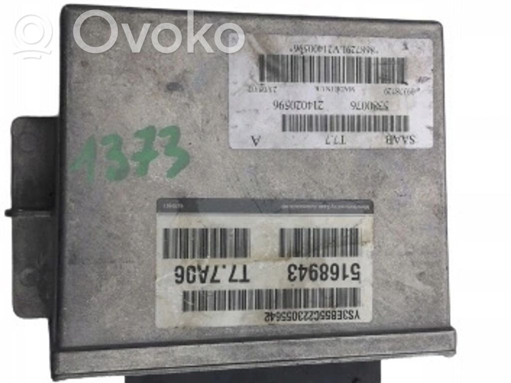 Saab 95 - 96 Engine ECU kit and lock set 