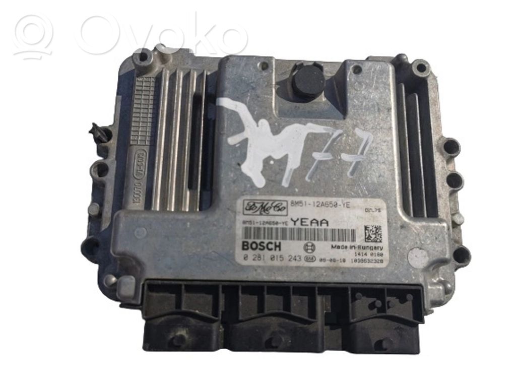 Ford Focus Engine ECU kit and lock set 
