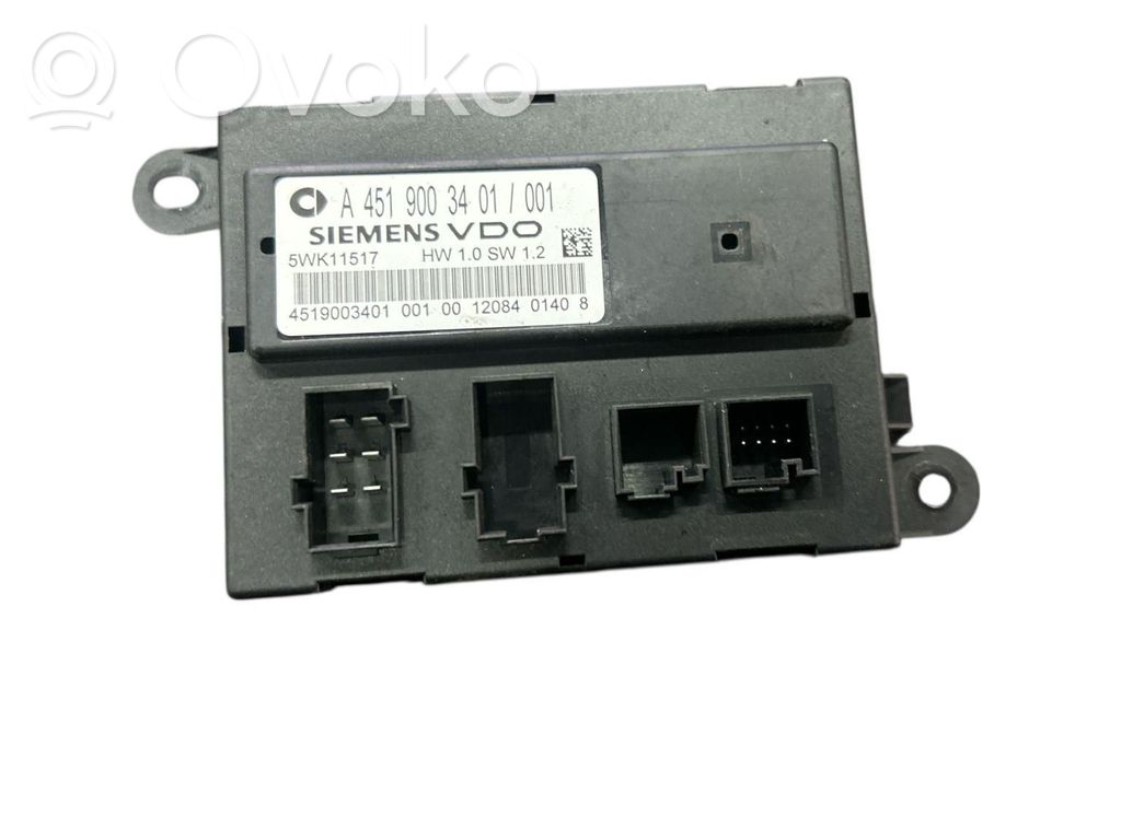 Smart ForTwo II Unitate/modul de comandă închidere centralizată 