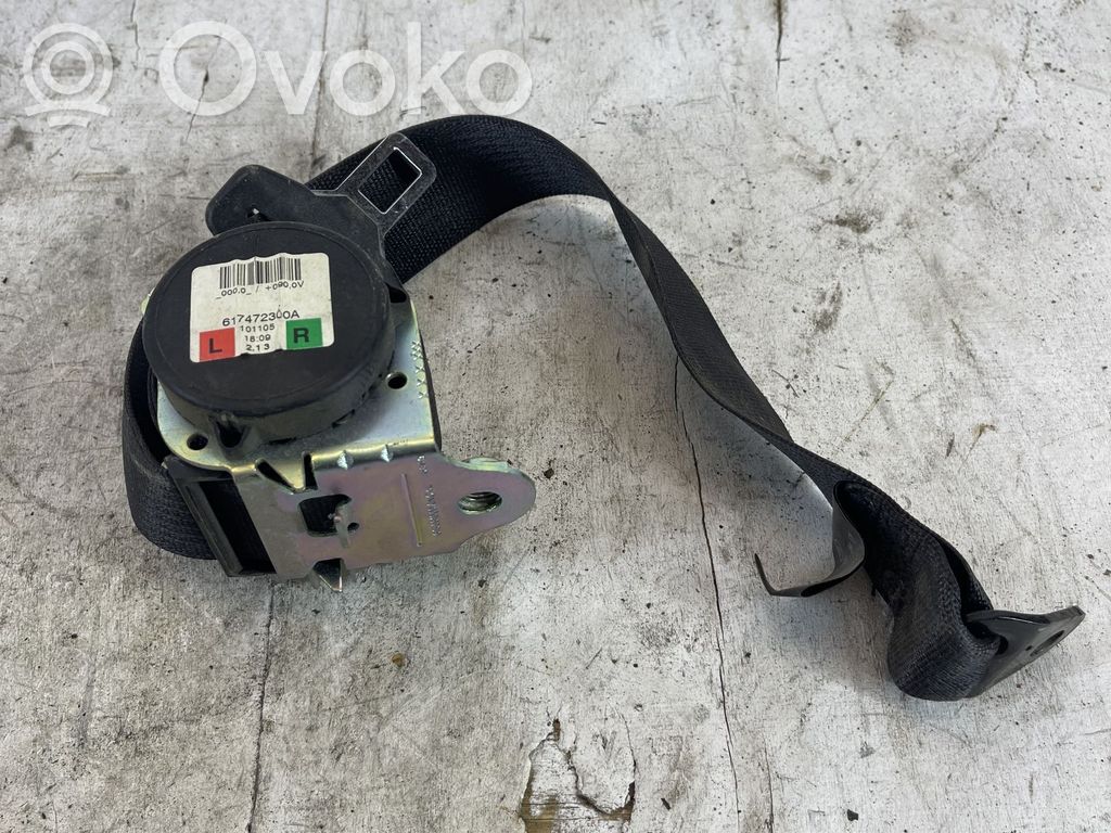 Opel Astra J Rear seatbelt 