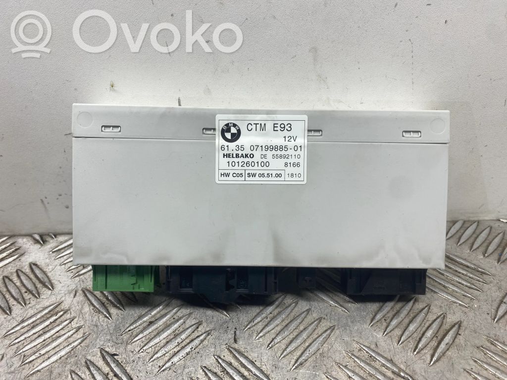 Unité de commande de toit cabriolet   7199885,61357199885