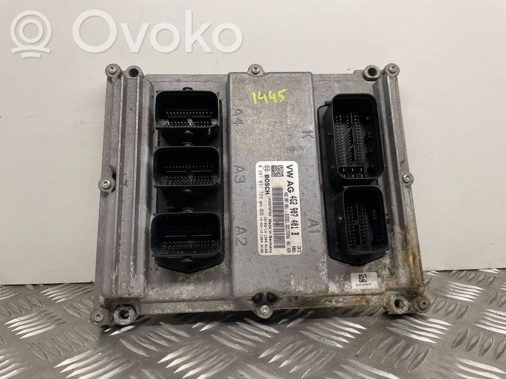Engine control unit/module   4G2907401B,4G2907401