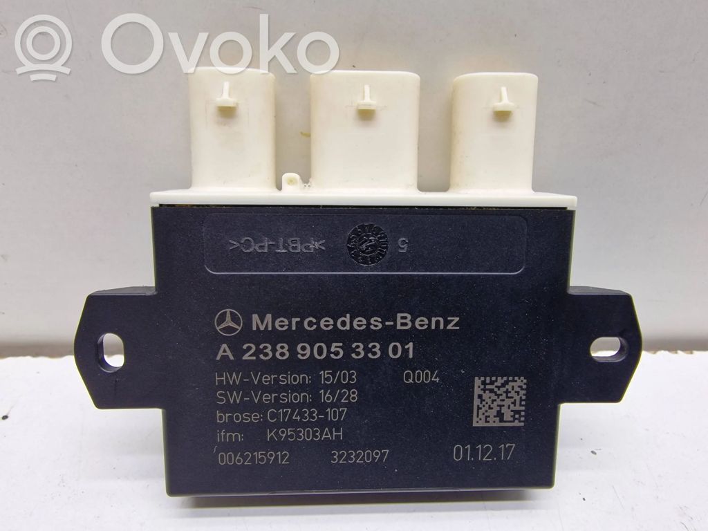 Mercedes-Benz GLC X253 C253 Sterownik / Moduł elektrycznej klapy tylnej / bagażnika 