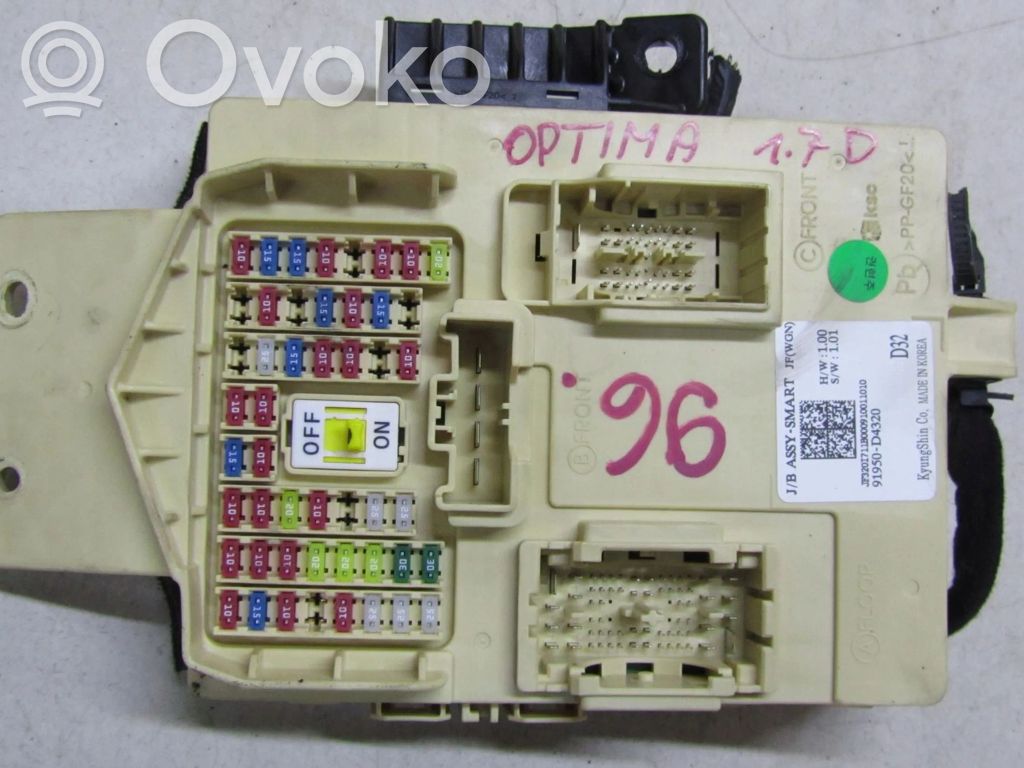 Módulo de fusible   91950D4320