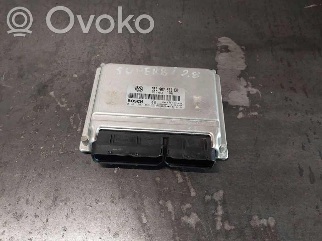 Skoda Superb B5 (3U) Engine control unit/module 