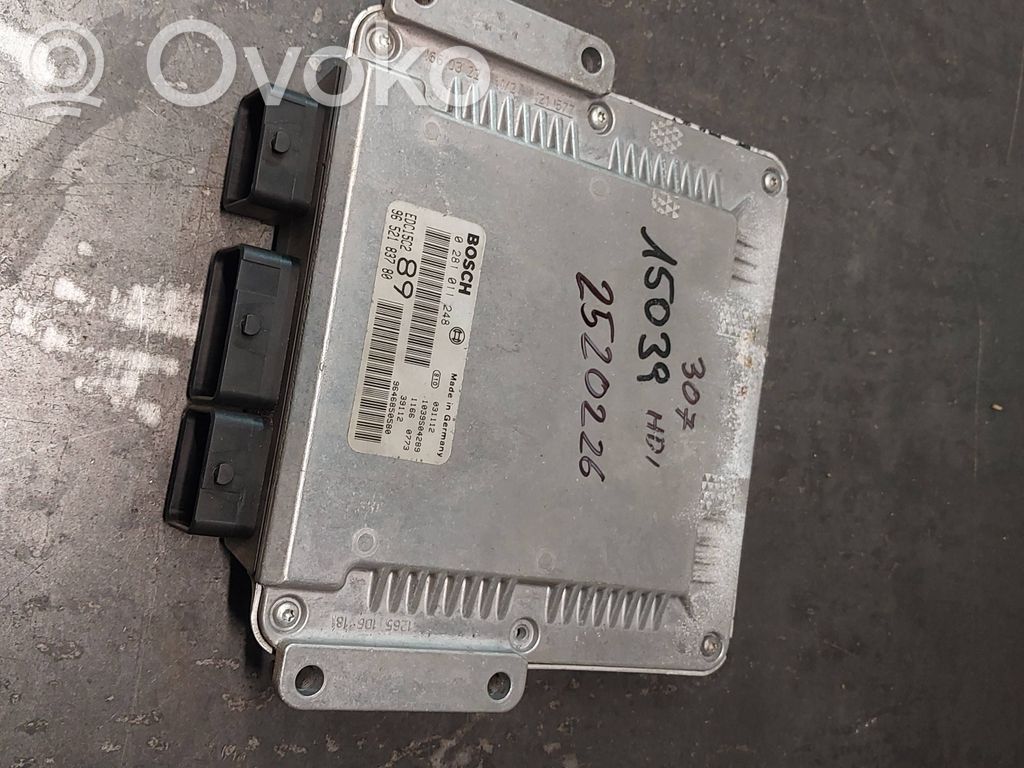 Peugeot 307 Engine control unit/module 
