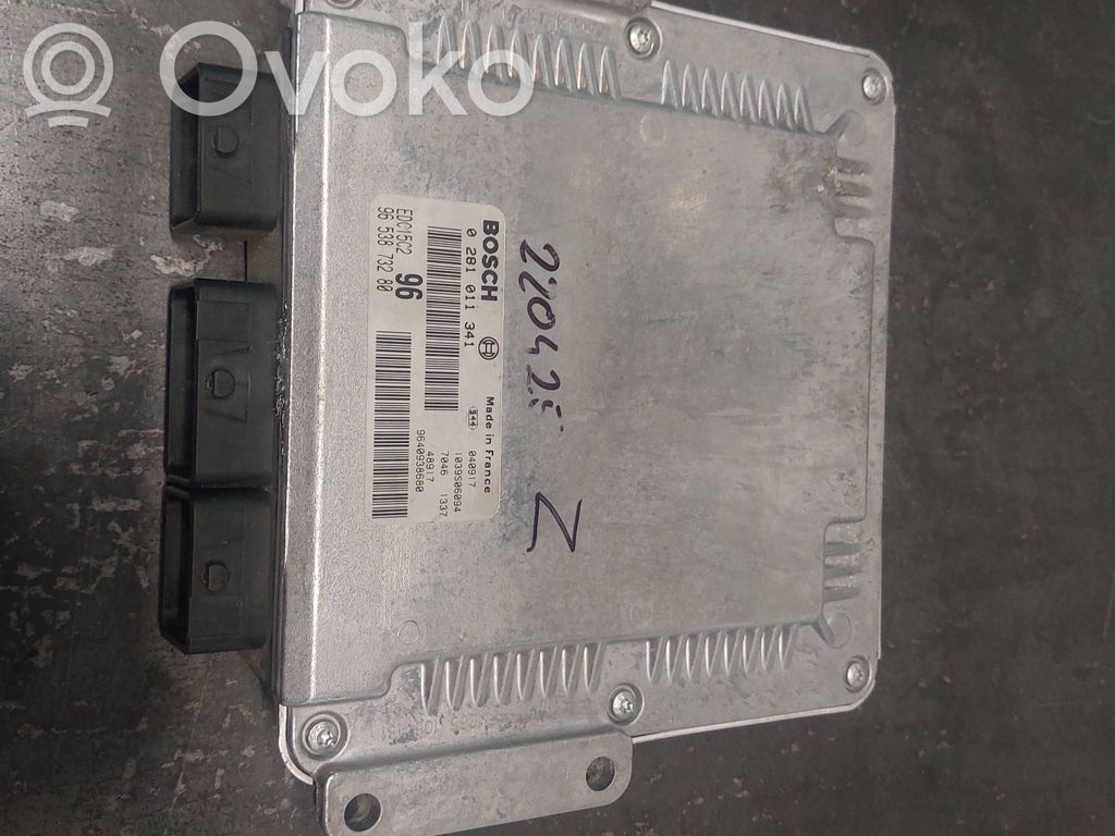 Engine control unit/module   9653873280,0281011341