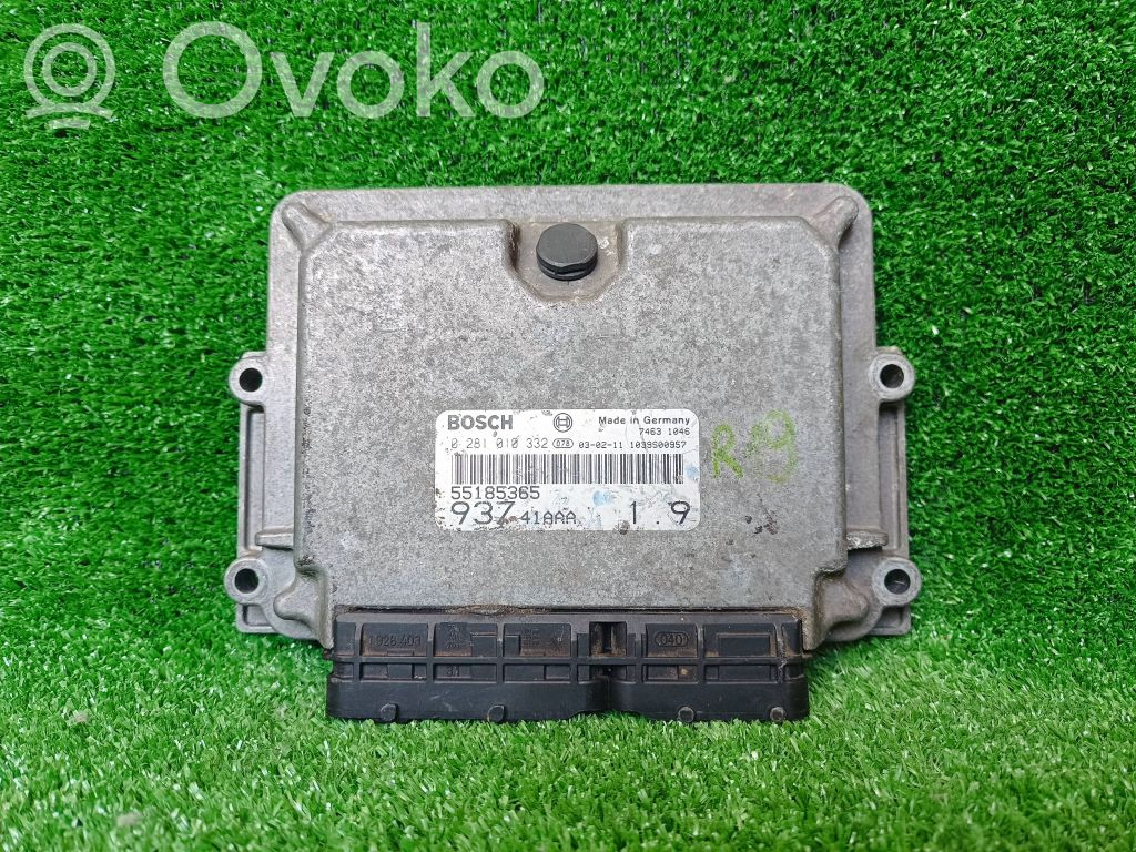 Engine control unit/module   55185365,0281010332