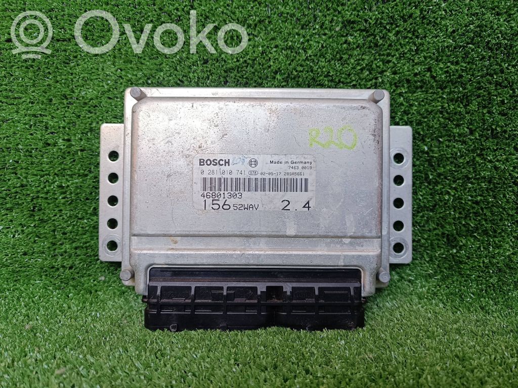 Engine control unit/module   46801303,0281010741