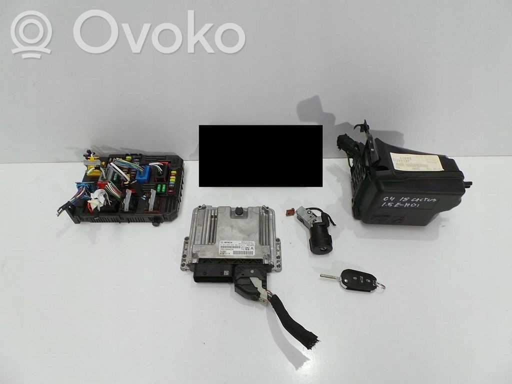 Citroen C4 Cactus Engine ECU kit and lock set 