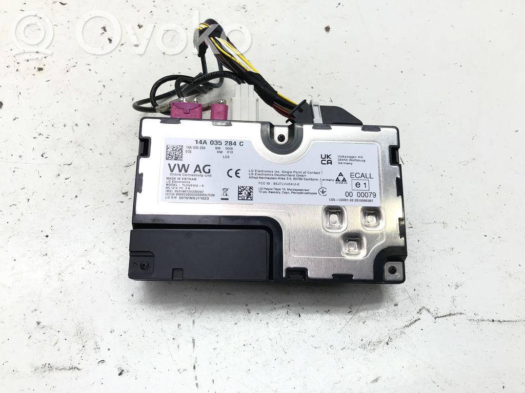 Skoda Elroq Module, interrupteur de contrôle SOS 