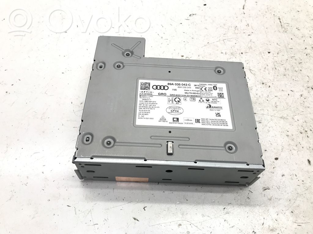 Audi Q4 e-tron Radio/CD/DVD/GPS head unit 
