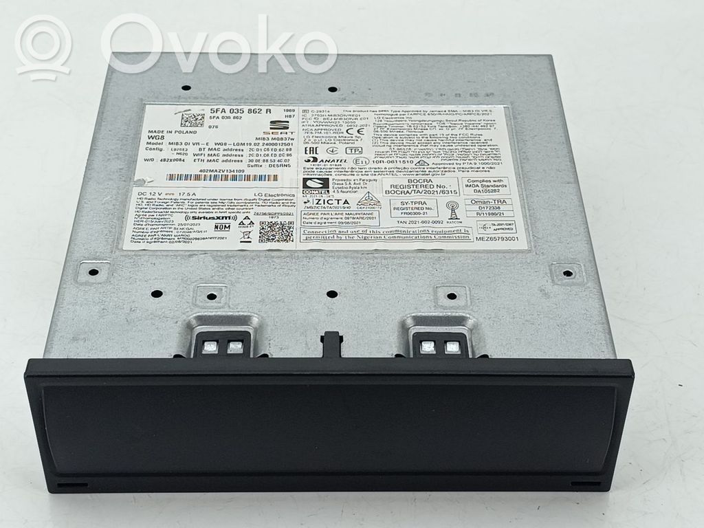 Seat Leon IV Radio/CD/DVD/GPS head unit 