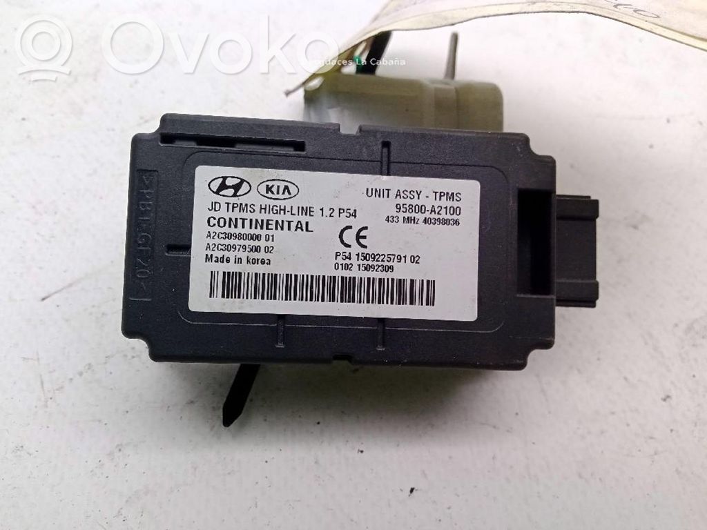 Otras unidades de control/módulos   95800A2100
