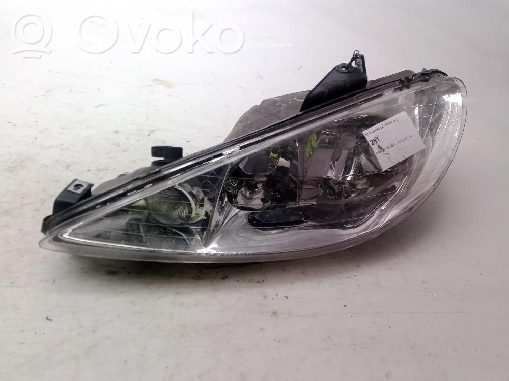 Peugeot 206 Headlight/headlamp 