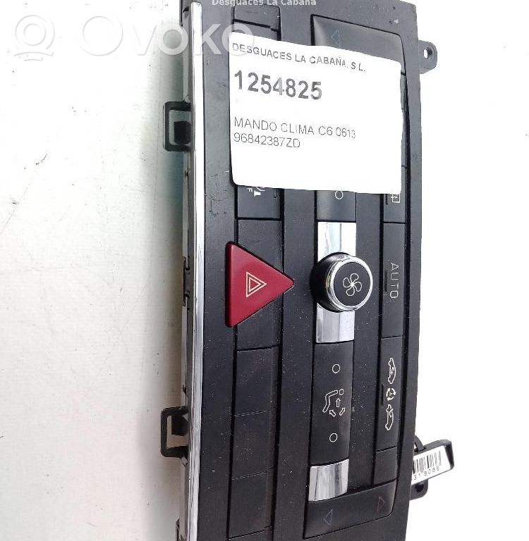 Citroen C6 Climate control unit 