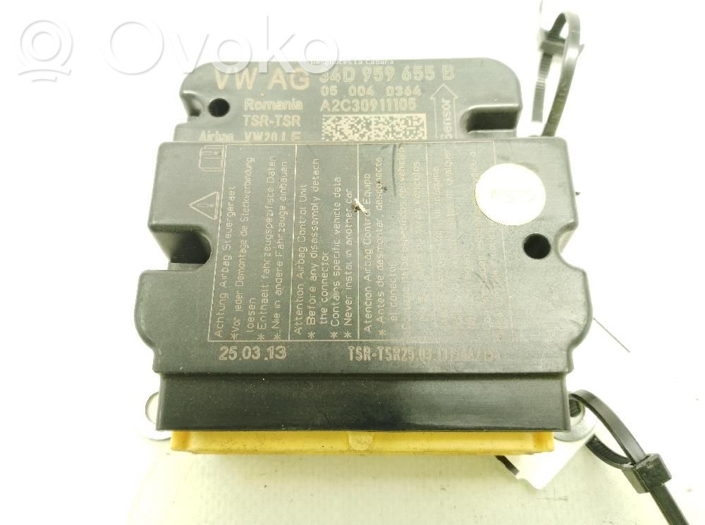 Centralina/modulo airbag   34D959655B