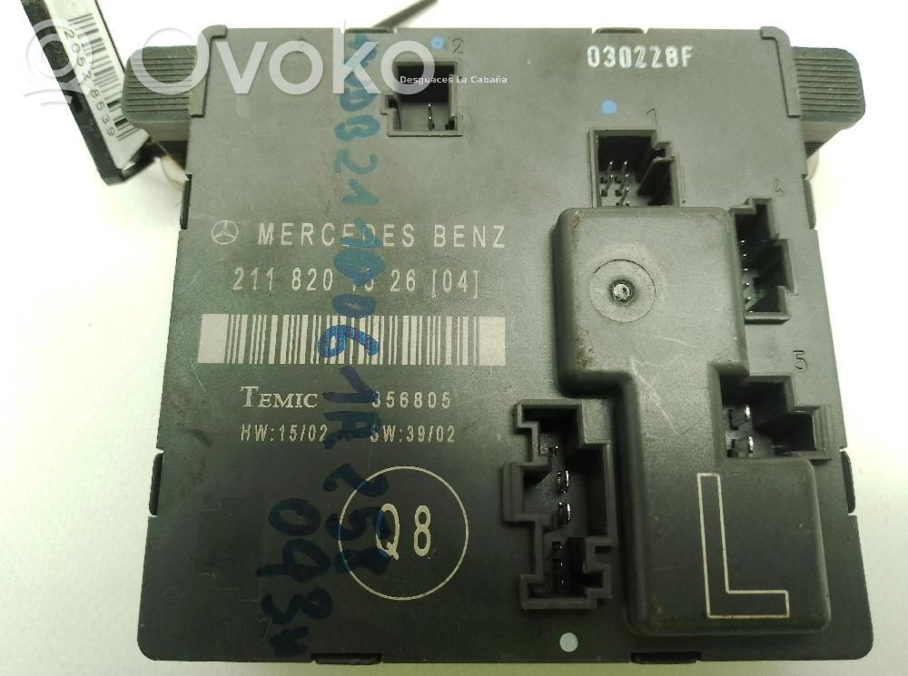 Mercedes-Benz E W211 Altre centraline/moduli