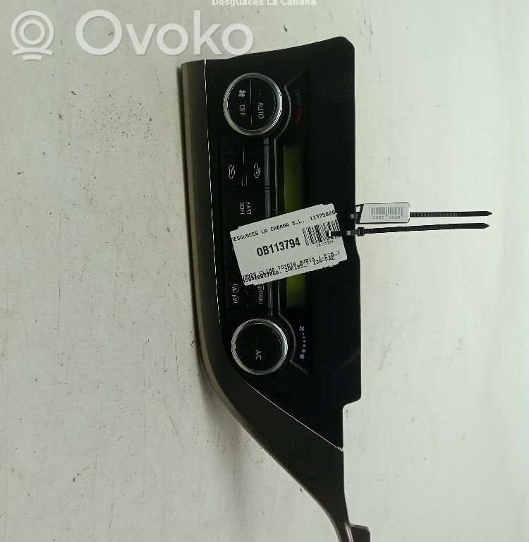 Toyota Auris E180 Climate control unit 