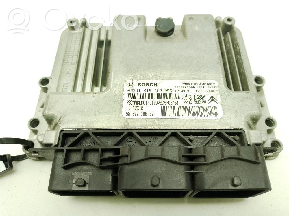 Autres unités de commande / modules   0281018463,9802218680