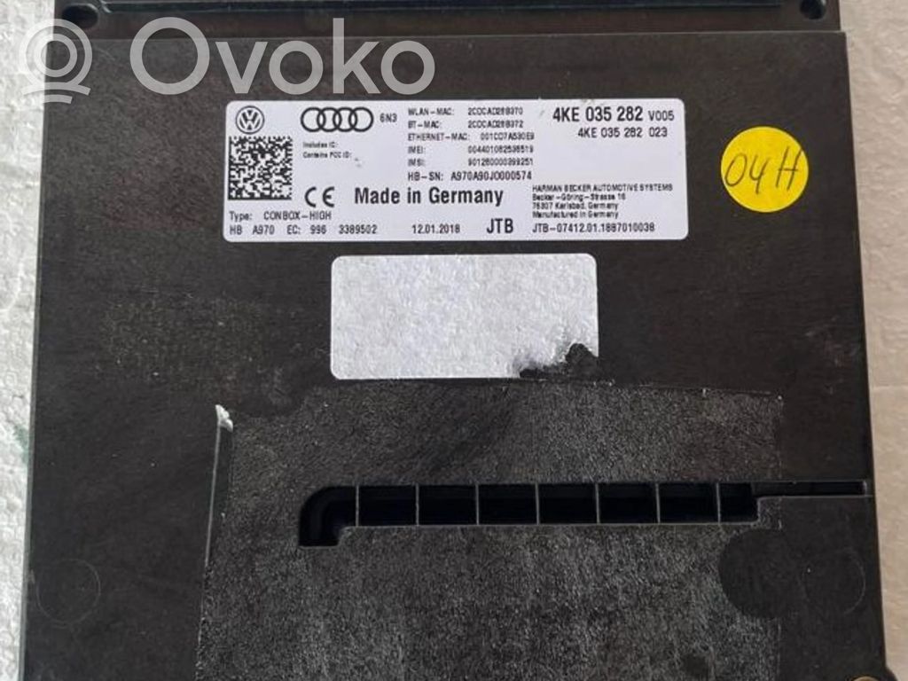 Audi A6 S6 C8 4K Other control units/modules 