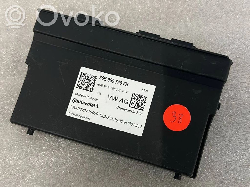Other control units/modules   85E959760FB