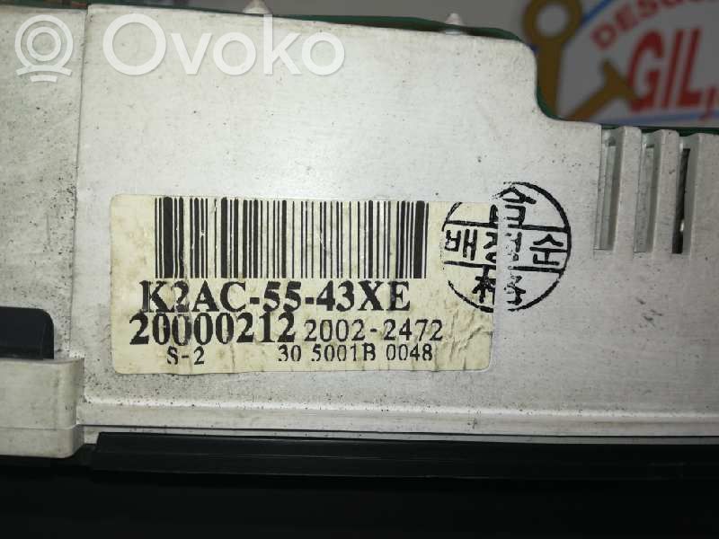 KIA Shuma Tachimetro (quadro strumenti) 