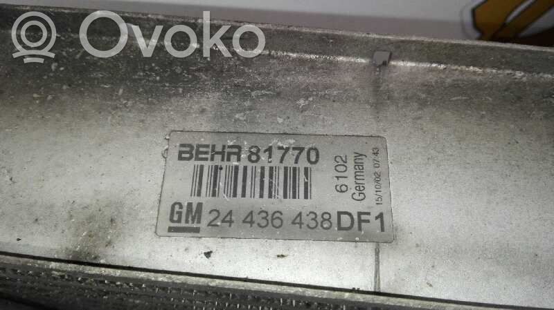 Opel Zafira A Interkūlerio radiatorius 