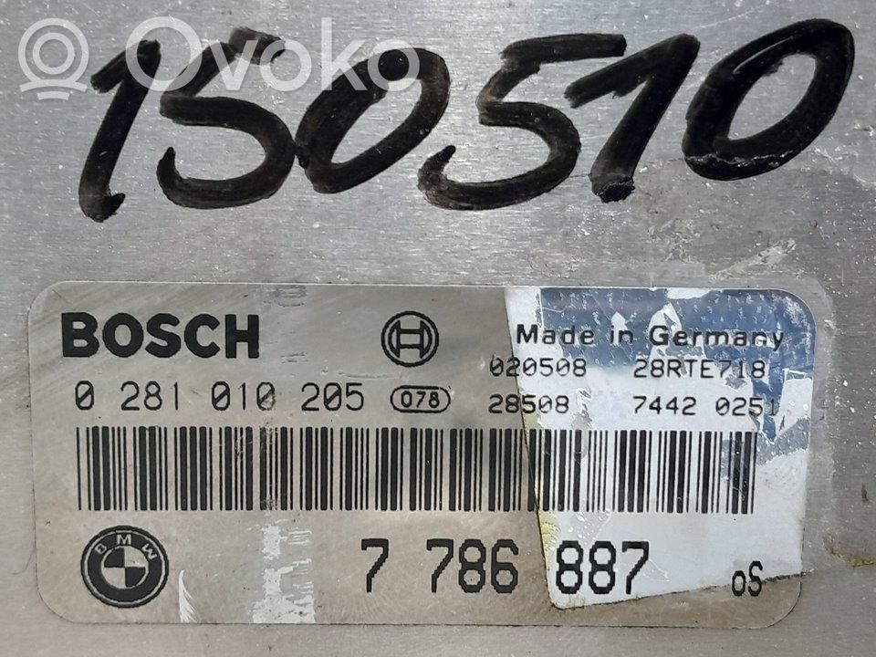 Unidad de control/módulo del motor   7786886,150510