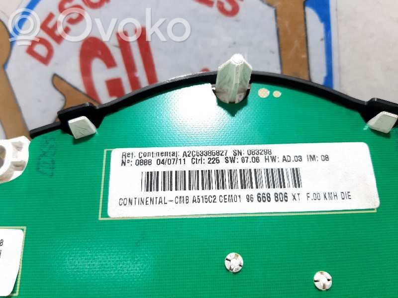 Tachimetro (quadro strumenti)   96668806XT,91440