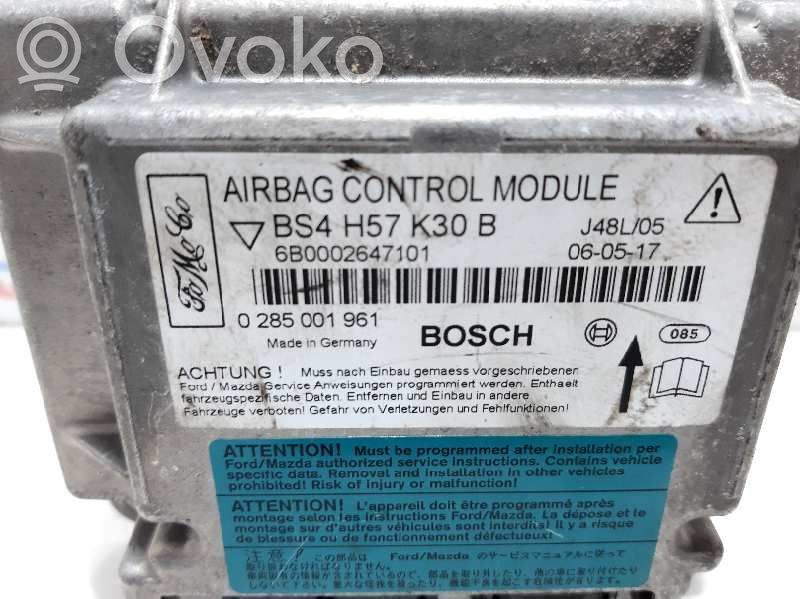 Airbag control unit/module   BS4H57K30B,96396