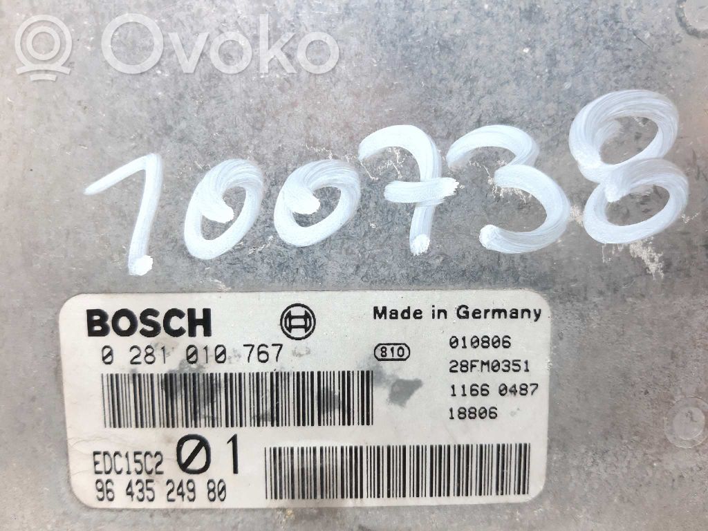 Peugeot 206 Unitate/modul de control motor 