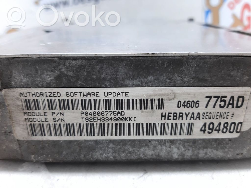 Engine control unit/module   P04606775AD,125674