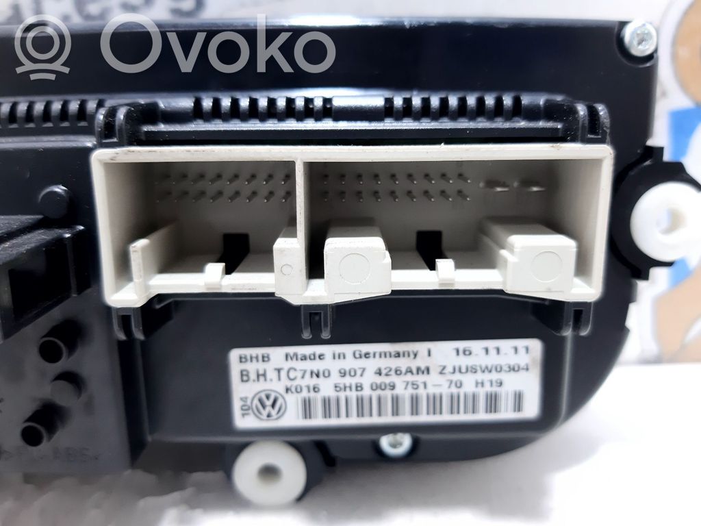 Volkswagen Golf V Ilmastoinnin ohjainlaite 