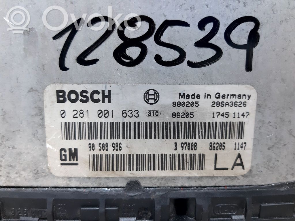 Opel Vectra B Unitate/modul de control motor 