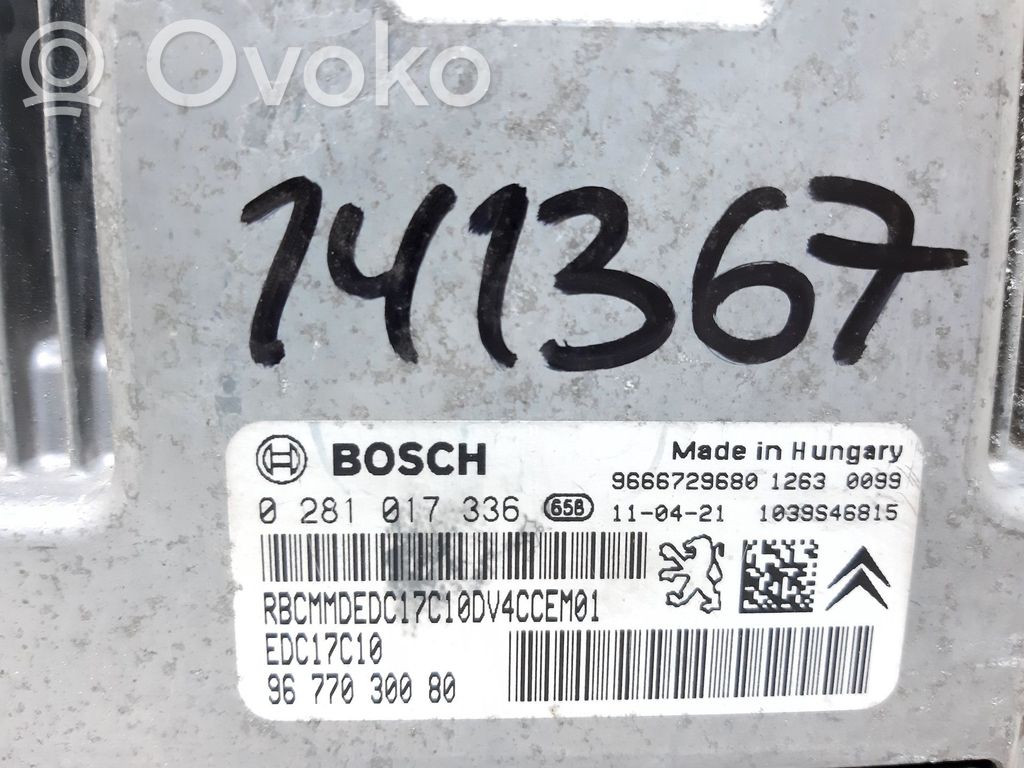 Citroen C3 Unitate/modul de control motor 