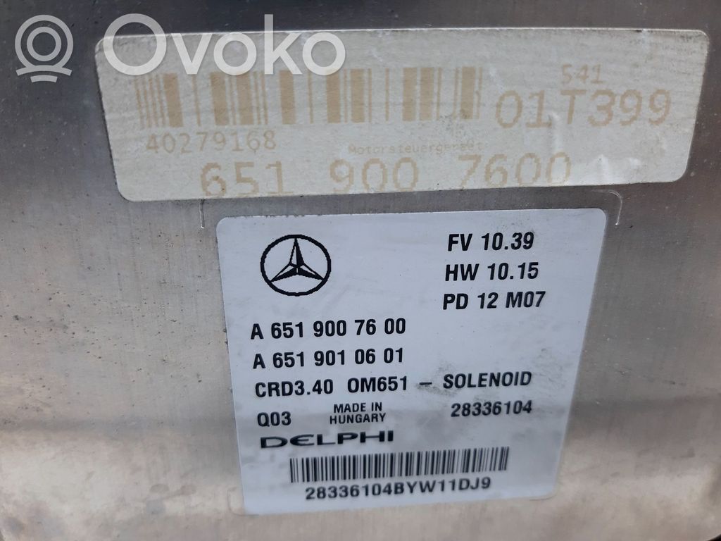 Mercedes-Benz A W176 Unitate/modul de control motor 