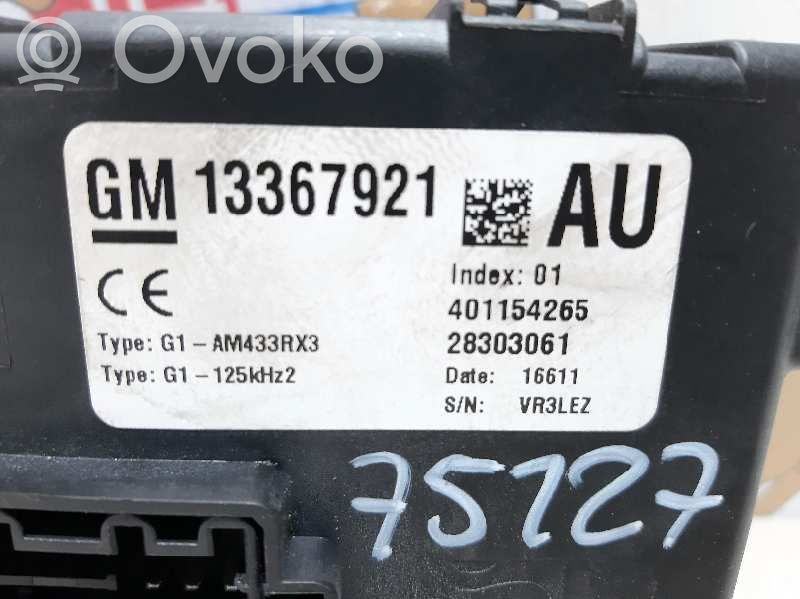 Opel Corsa D Fuse module 