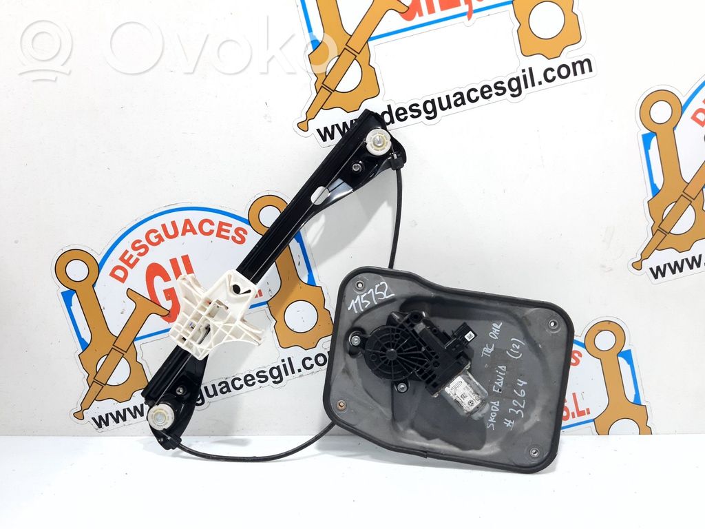 Skoda Fabia Mk2 (5J) Rear door manual window regulator 