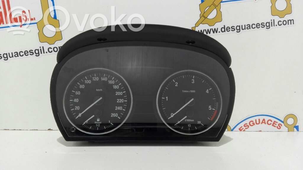 BMW 3 E90 E91 Spidometrs (instrumentu panelī) 