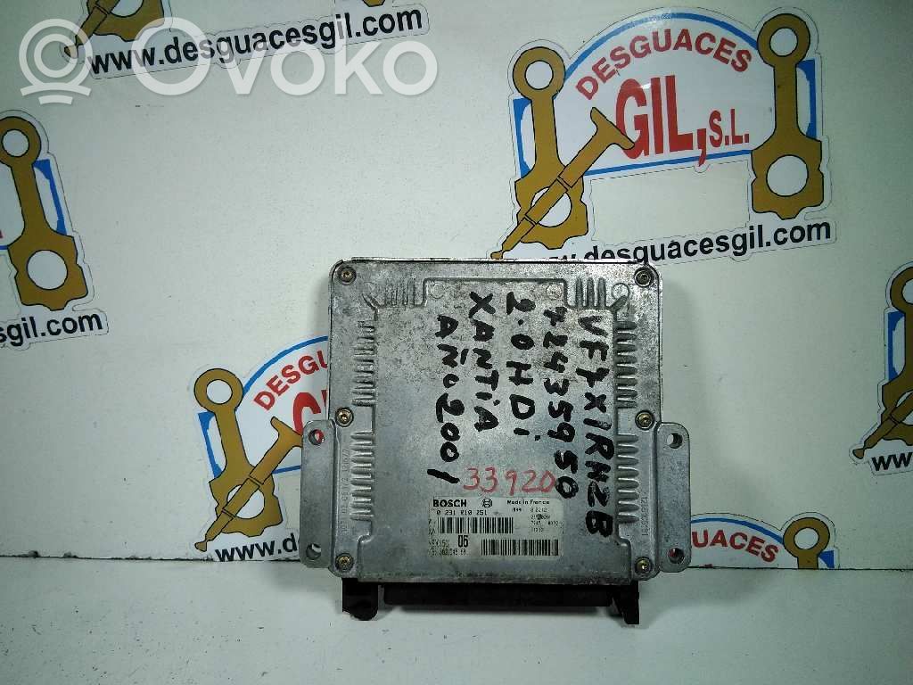 Engine control unit/module   9636254880,33920