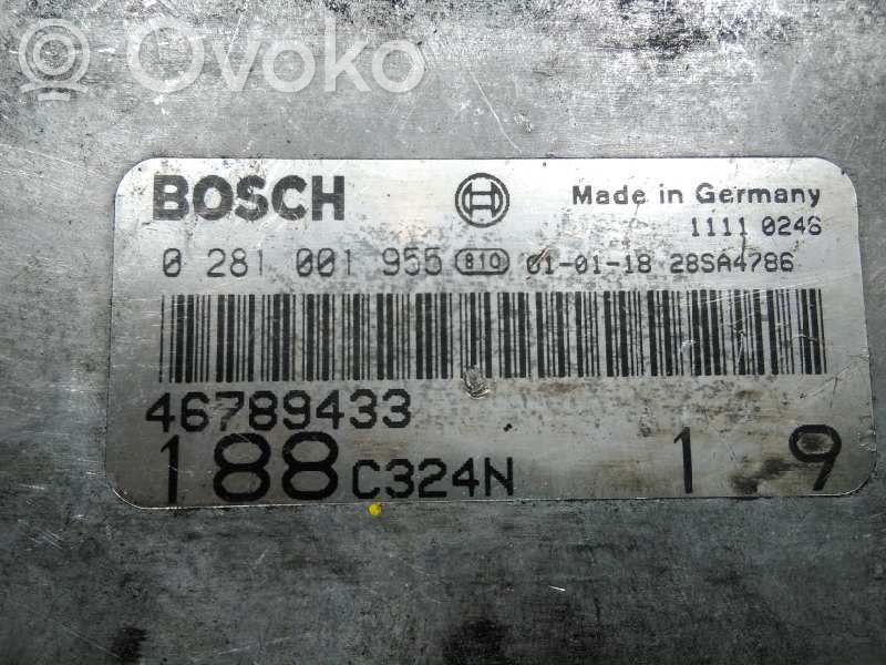 Fiat Punto (188) Variklio valdymo blokas 