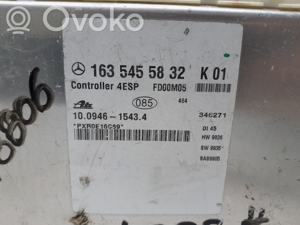 Mercedes-Benz ML W163 Moduł / Sterownik ESP 